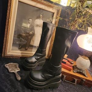 Demonia Black Platform Boots